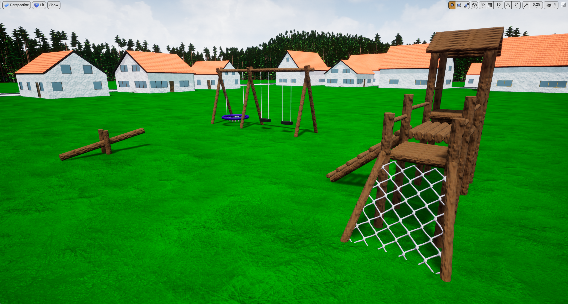 A playground in K-Village