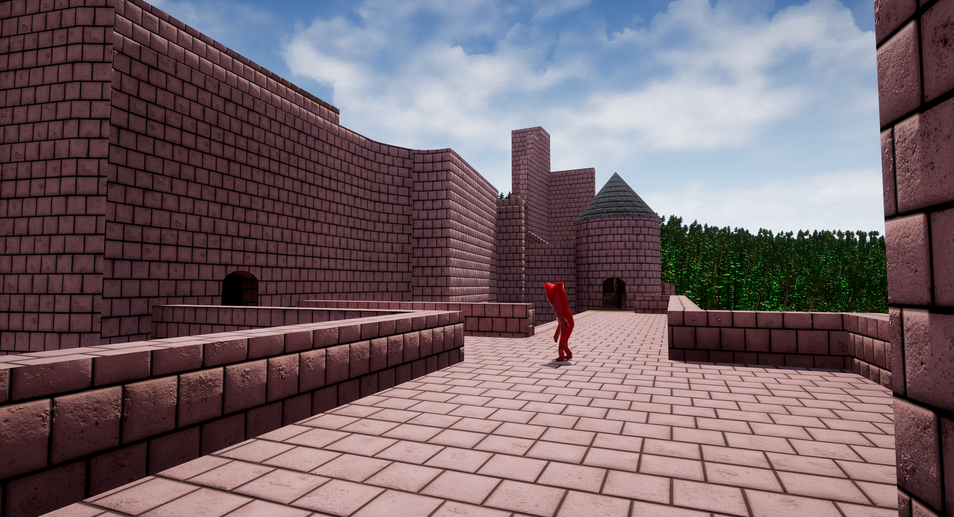A bridge in L-Burg with Abomination looking around