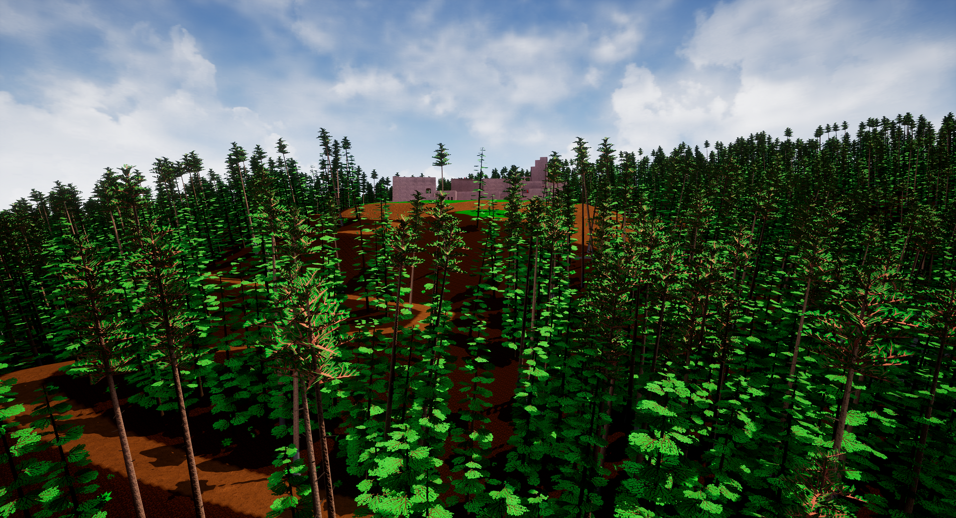 L-Burg in the middle of a forest