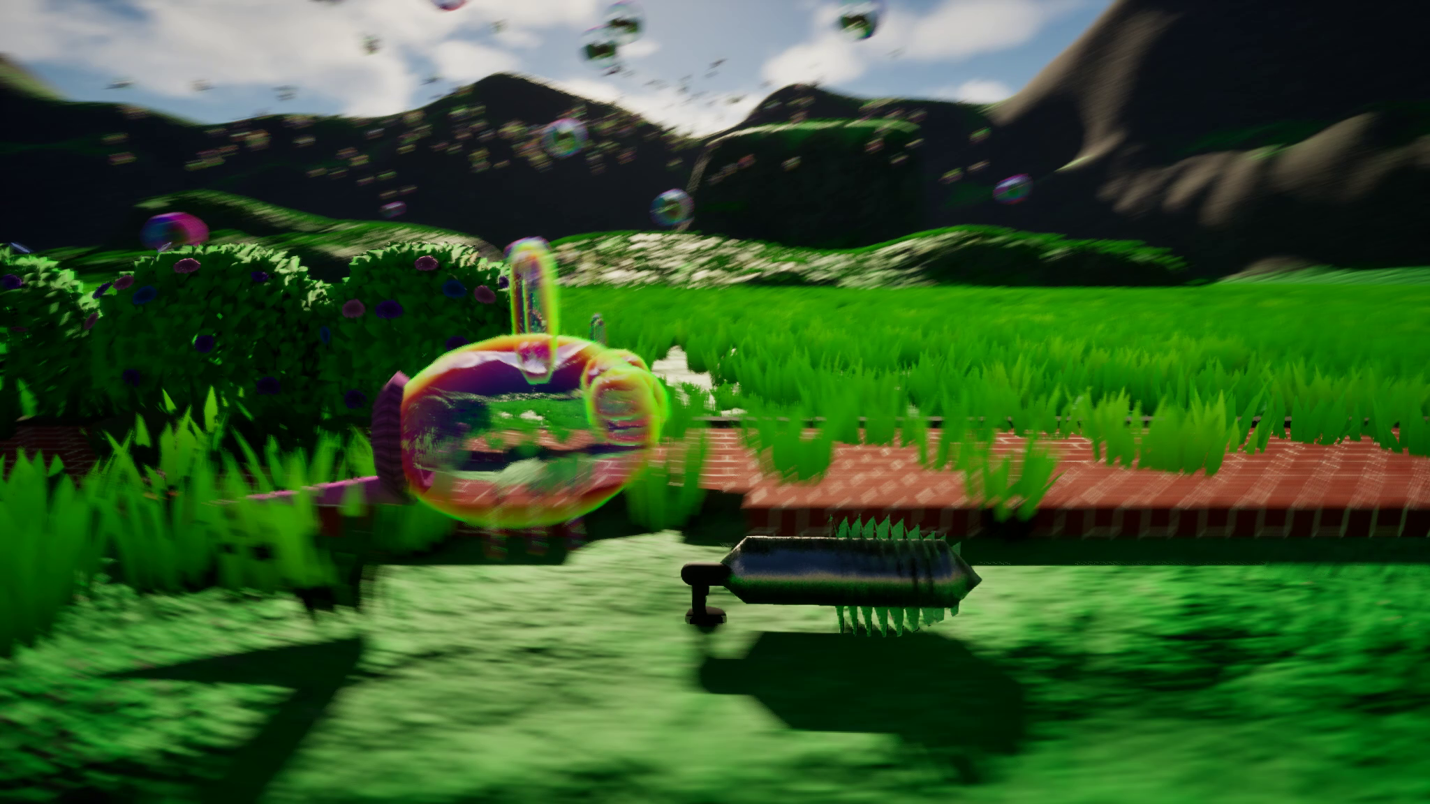 Bubblebee chasing the drill