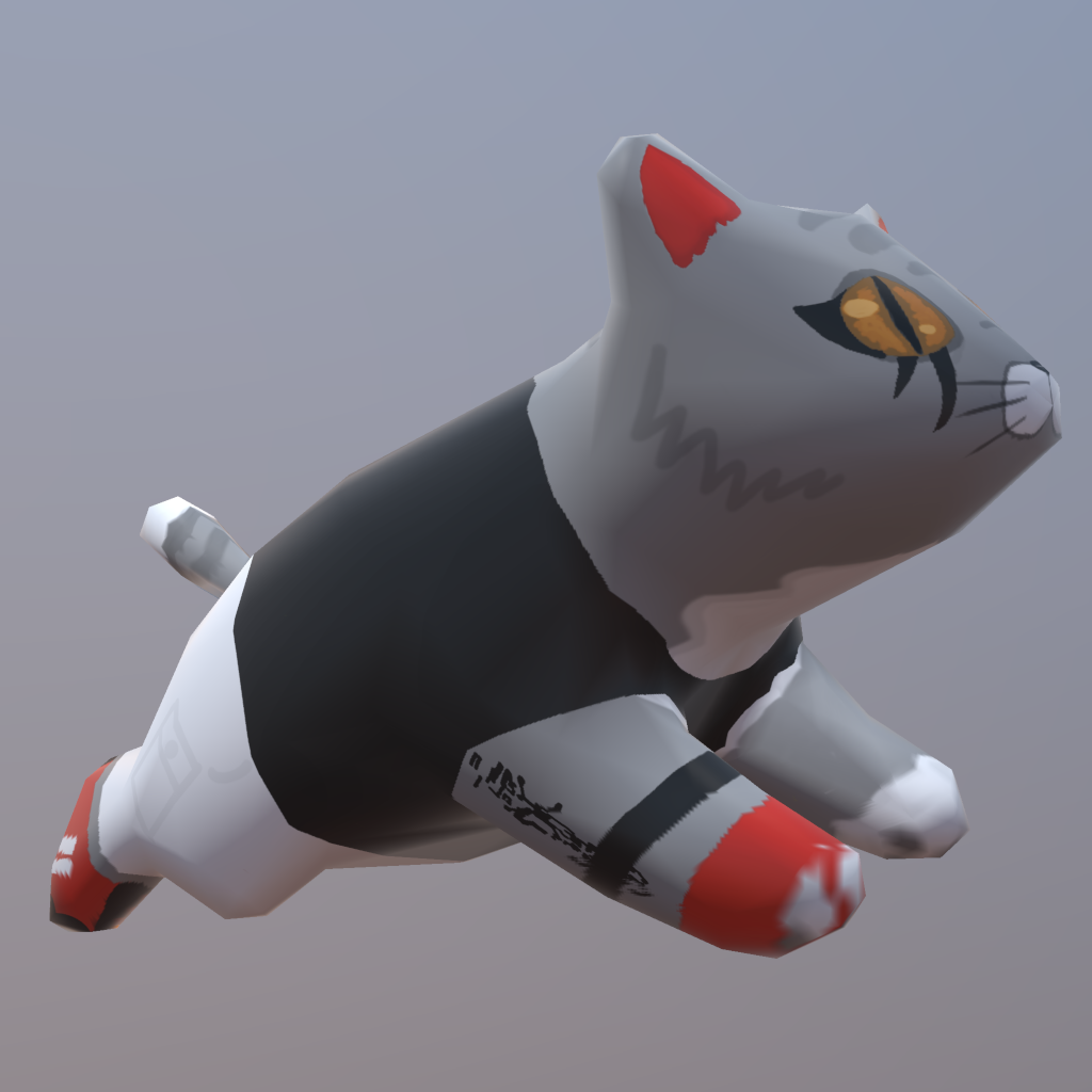 Space cat's Faith Connors cosplay