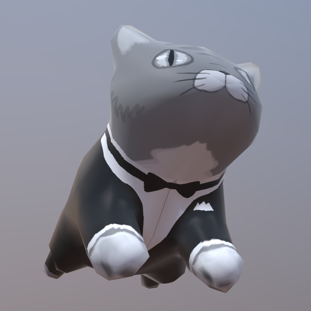 Space cat's tuxedo outfit